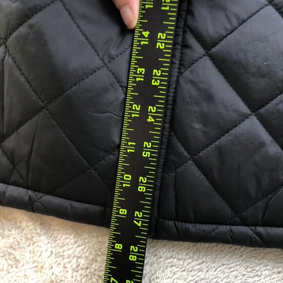 Fuinloth Women's Quilted Vest Size XL Full Zip Gilet Padded Stand Collar Black - Picture 6 of 12